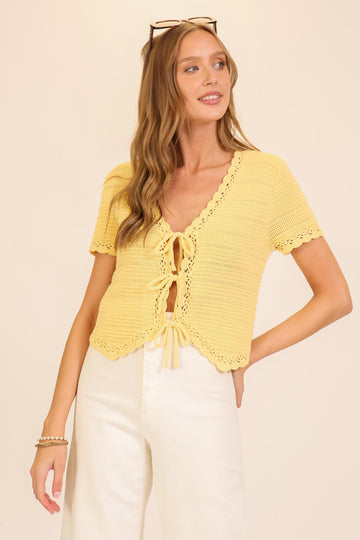 Sunbeam Tie Sweater