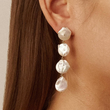 H¨¦lo?se Pearl Drop Earring