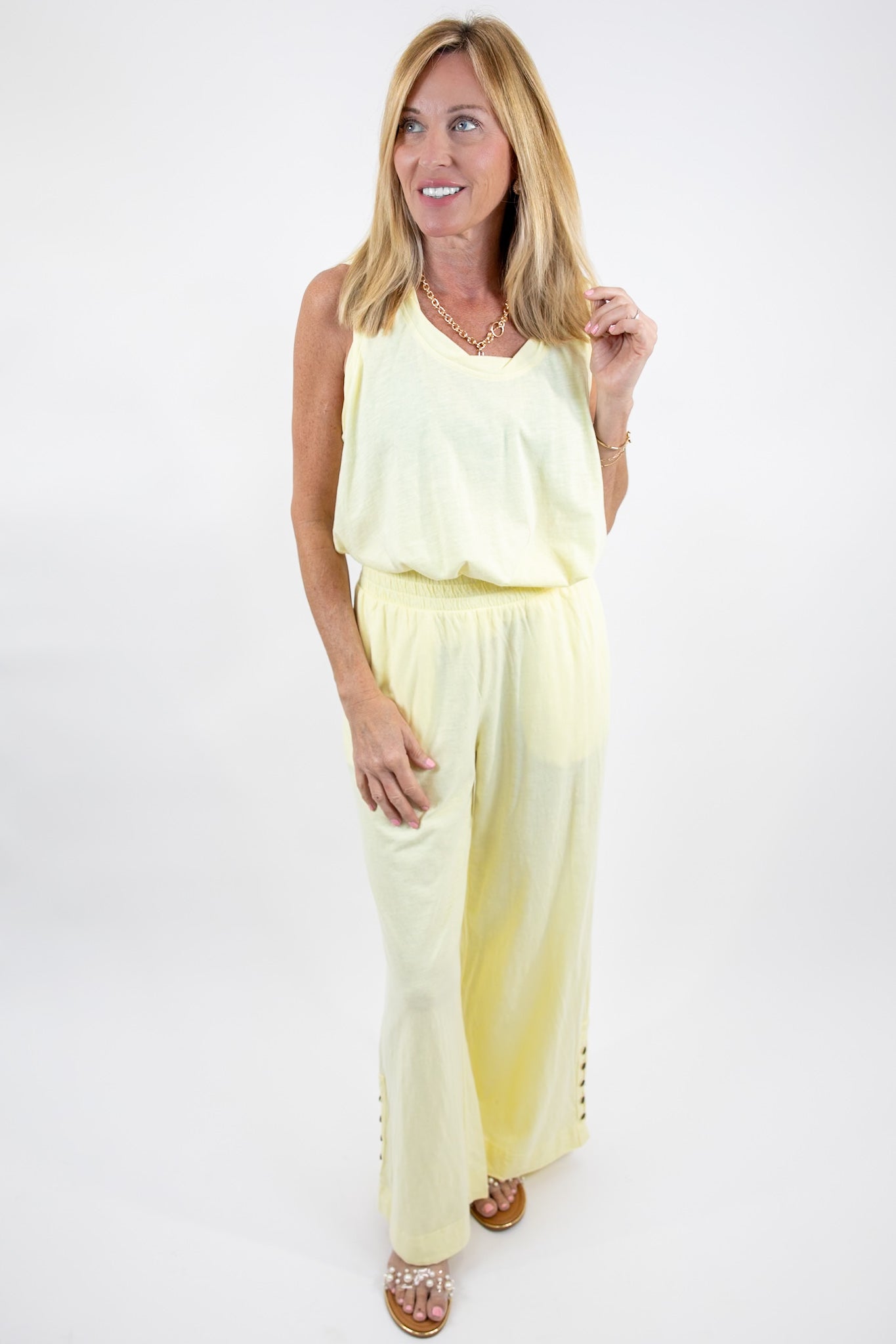 Lemonilla Cotton Slub Tank Top