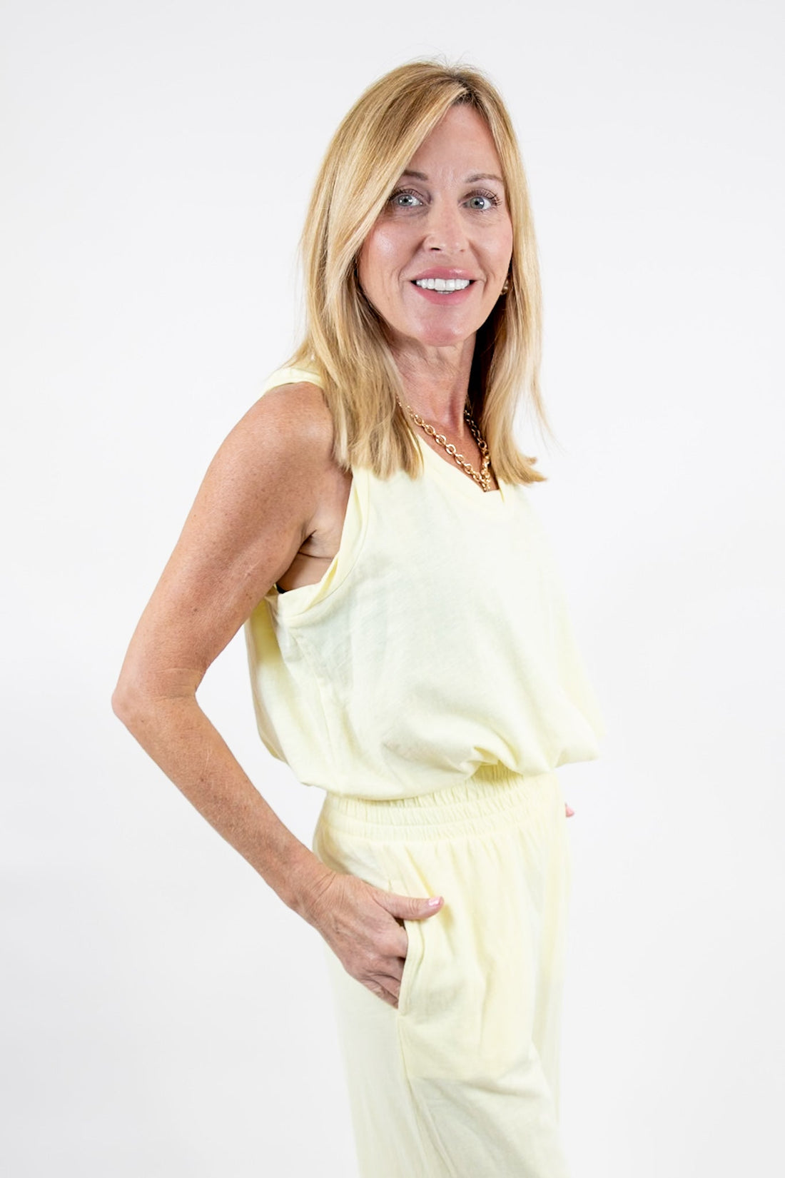 Lemonilla Cotton Slub Tank Top