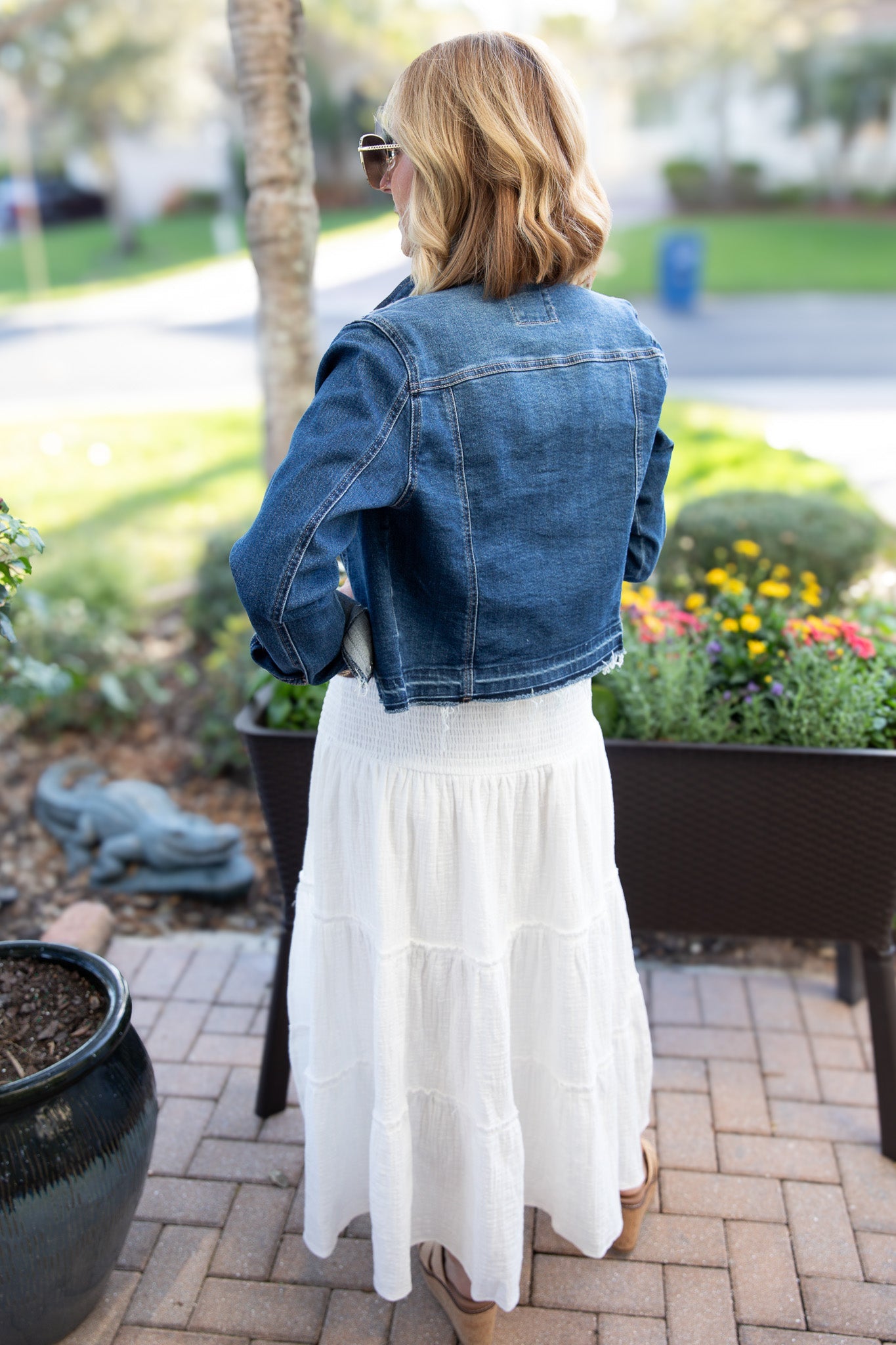 Harbor Flow Tiered Maxi Skirt
